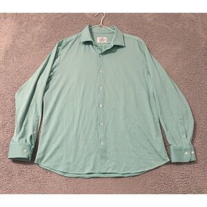 Mizzen+Main Button Up Shirt Mens XXL Trim Fit‎ Checkered Performance Stretch